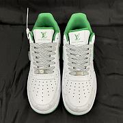 Louis Vuitton X Nike Air Force Low Green Sneaker - 5