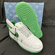 Louis Vuitton X Nike Air Force Low Green Sneaker - 3