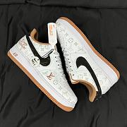 Louis Vuitton X Nike Air Force Low Orange Sneaker - 3