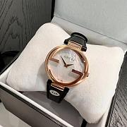 Gucci Interlocking Leather Strap Watch 29mm - 1