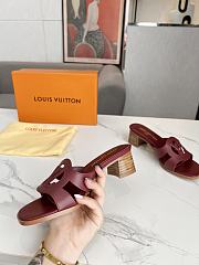Louis Vuitton Isola Red Sandals - 4