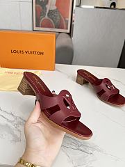 Louis Vuitton Isola Red Sandals - 5