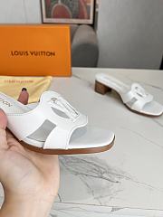 Louis Vuitton Isola White Sandals - 5