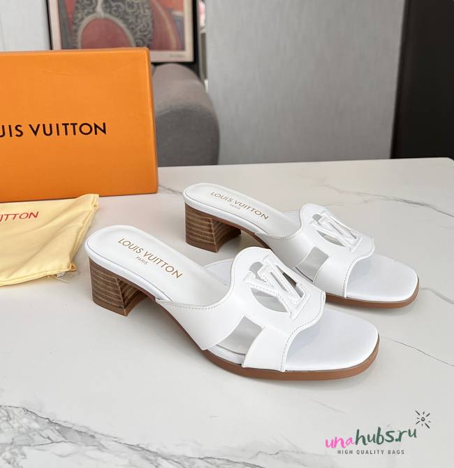 Louis Vuitton Isola White Sandals - 1