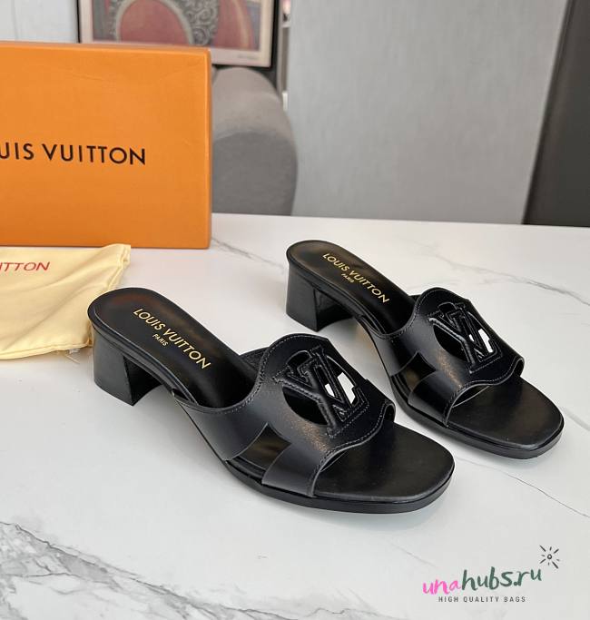 Louis Vuitton Isola Black Sandals - 1