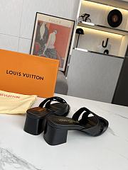 Louis Vuitton Isola Black Sandals - 6