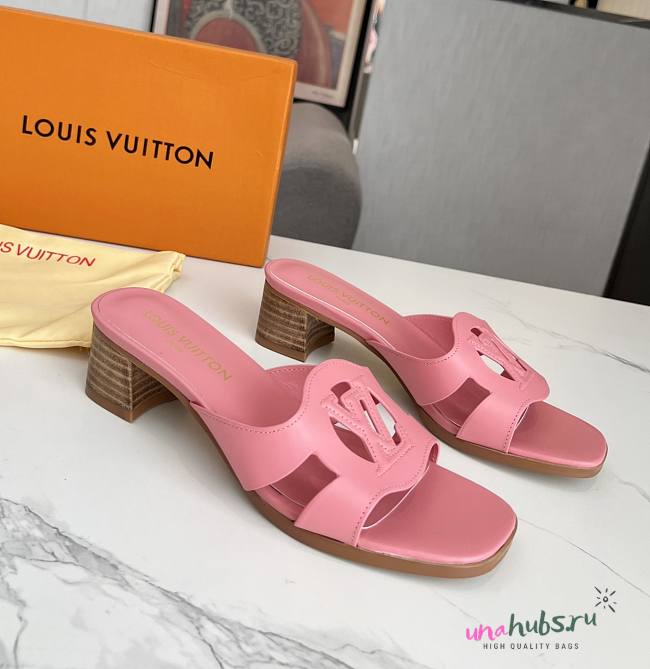 Louis Vuitton Isola Pink Sandals - 1