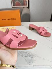 Louis Vuitton Isola Pink Sandals - 5