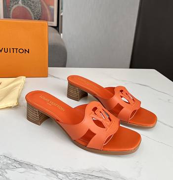 Louis Vuitton Isola Orange Sandals