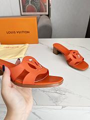 Louis Vuitton Isola Orange Sandals - 5