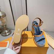 Louis Vuitton Remix Helios Wedge Sandal - 3