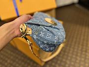 Louis Vuitton Denim Mini Pleaty Shoulder Bag - 3