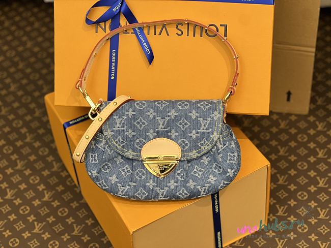 Louis Vuitton Denim Mini Pleaty Shoulder Bag - 1