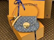 Louis Vuitton Denim Mini Pleaty Shoulder Bag - 1