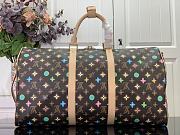 Louis Vuitton M24901 Keepall Bandoulière 45 Black Bag - 4