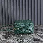 Bottega Veneta Dark Green Loop Camera leather Bag - 5