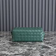 Bottega Veneta Dark Green Loop Camera leather Bag - 4