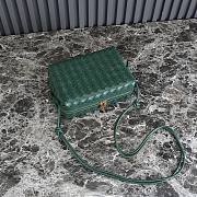 Bottega Veneta Dark Green Loop Camera leather Bag - 2