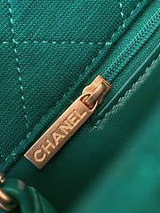 Chanel Flap Travel Bag in Blue Fabric - 4