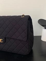 Chanel Flap Travel Bag in Black Fabric - 6