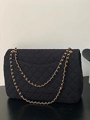 Chanel Flap Travel Bag in Black Fabric - 4