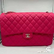 Chanel Flap Travel Bag in Pink  - 6