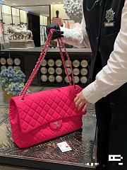 Chanel Flap Travel Bag in Pink  - 4