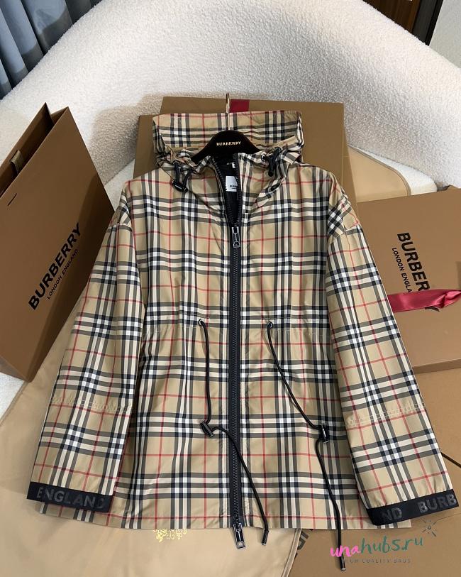 Burberry Check Print Jacket - 1