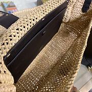 Fendi baguette woven straw 26 bag - 3