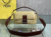 Fendi Baguette Woven Straw Bag 02 - 1