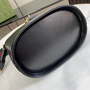 Gucci Mini bucket black leather shoulder bag - 3