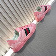 Gucci Ace GG Pink Sneakers  - 4