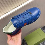 Gucci Ace GG Blue Sneakers - 3