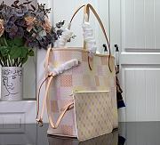 Louis Vuitton Neverfull MM Peach Bag - 2