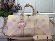 Louis Vuitton Keepall 45 Peach Bag - 1