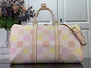 Louis Vuitton Keepall 45 Peach Bag - 4