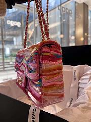 Chanel CF 20 limited colorful sequin bag - 5