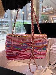 Chanel CF 20 limited colorful sequin bag - 6