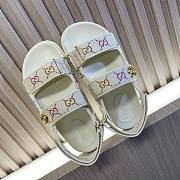 Gucci Double G White Sandal - 3