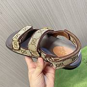 Gucci Double G Brown Sandal - 6