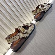 Gucci Double G Brown Sandal - 5