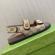 Gucci Double G Brown Sandal - 3