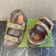 Gucci Double G Brown Sandal - 2