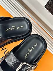 Louis Vuitton Bom Dia black sandals  - 3