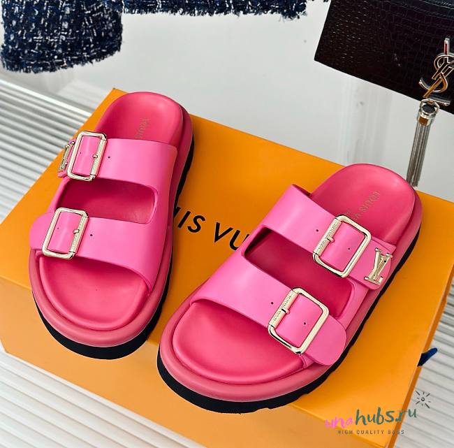 Louis Vuitton Bom Dia pink sandals - 1