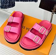 Louis Vuitton Bom Dia pink sandals - 1