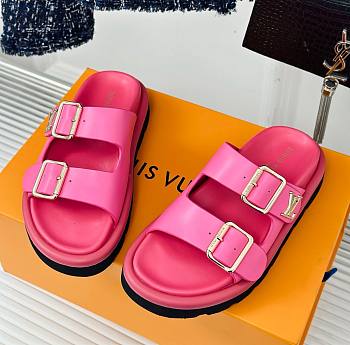Louis Vuitton Bom Dia pink sandals