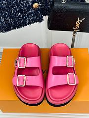 Louis Vuitton Bom Dia pink sandals - 5