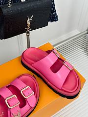 Louis Vuitton Bom Dia pink sandals - 4