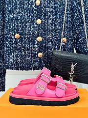 Louis Vuitton Bom Dia pink sandals - 3